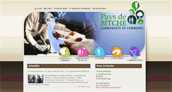 Desktop Screenshot of cc-paysdebitche.fr
